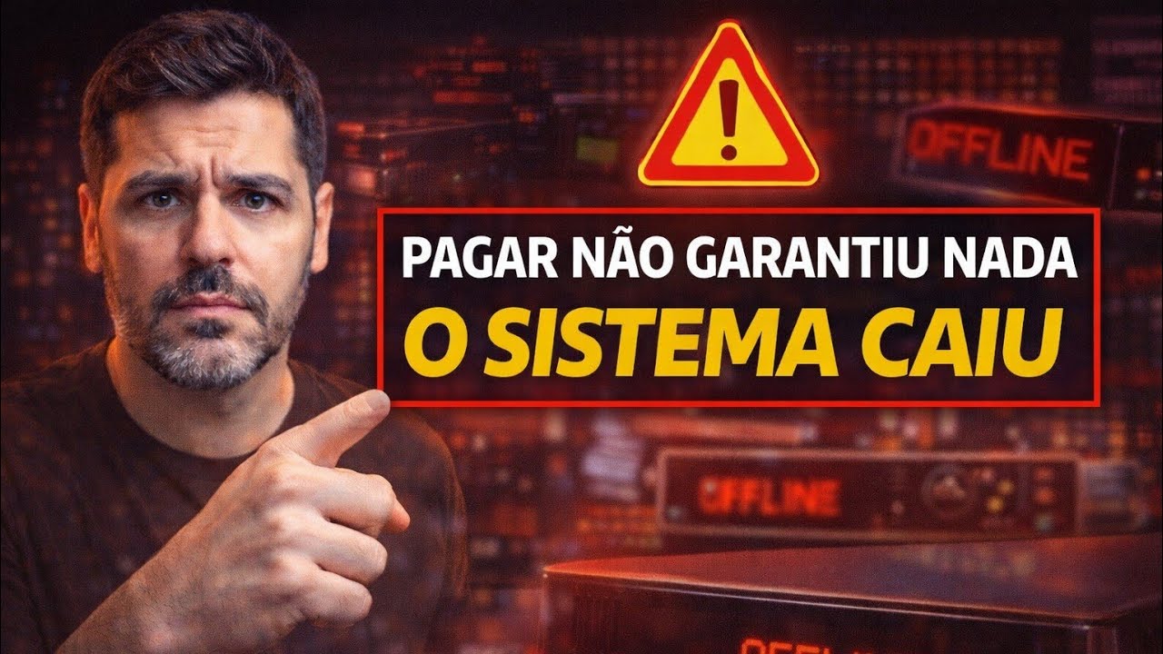 PAGAR NÃO GARANTIU NADA: O SISTEMA CAIU