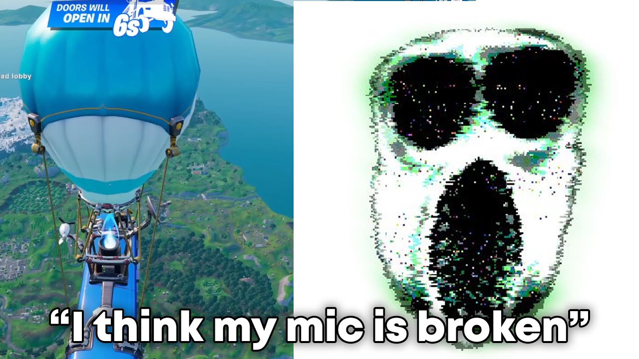Slightly Distorting my mic until my teammate notices