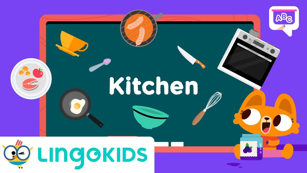 KITCHEN FOR KIDS 🍳🧑‍🍳 | Learn about KITCHEN VOCABULARY | Lingokids