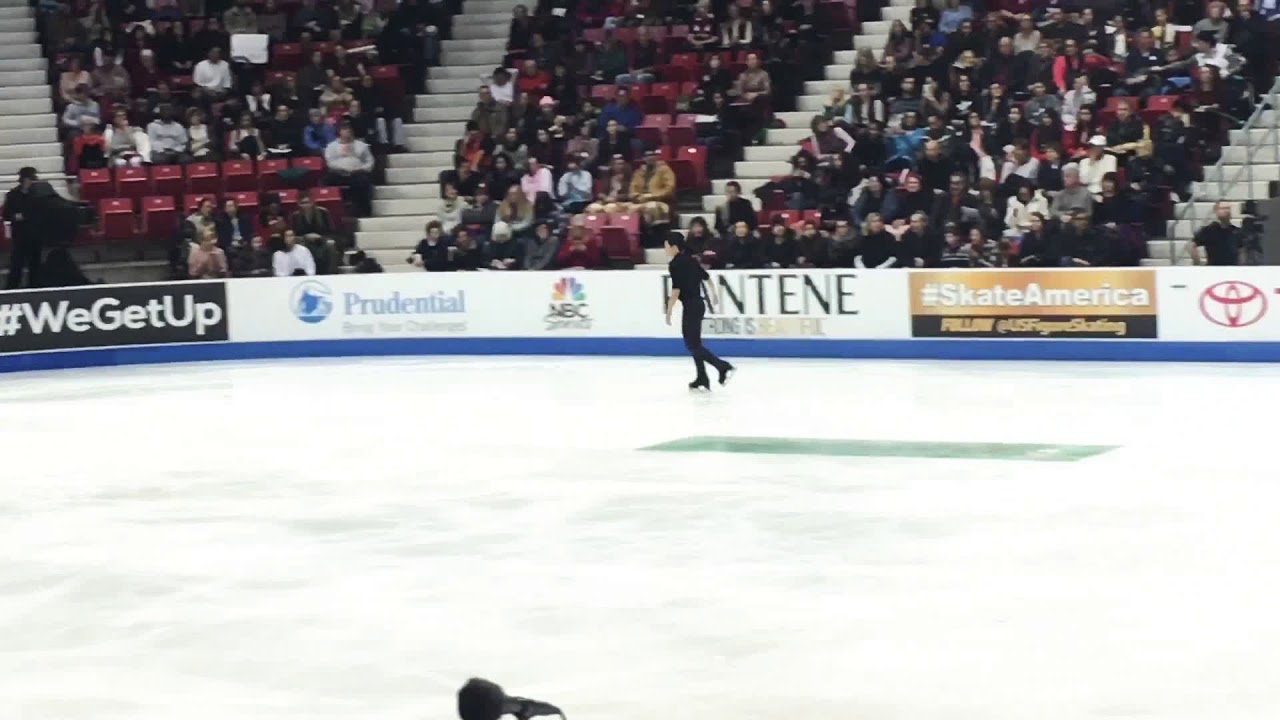 Nathan CHEN SP “Nemesis” + Kiss & Cry 2017 Bridgestone Skate America (Fan Cam)