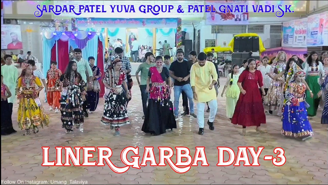 Liner Song Garba Step By SPYG & PGV Savarkundla 🤩 | Umang Patel