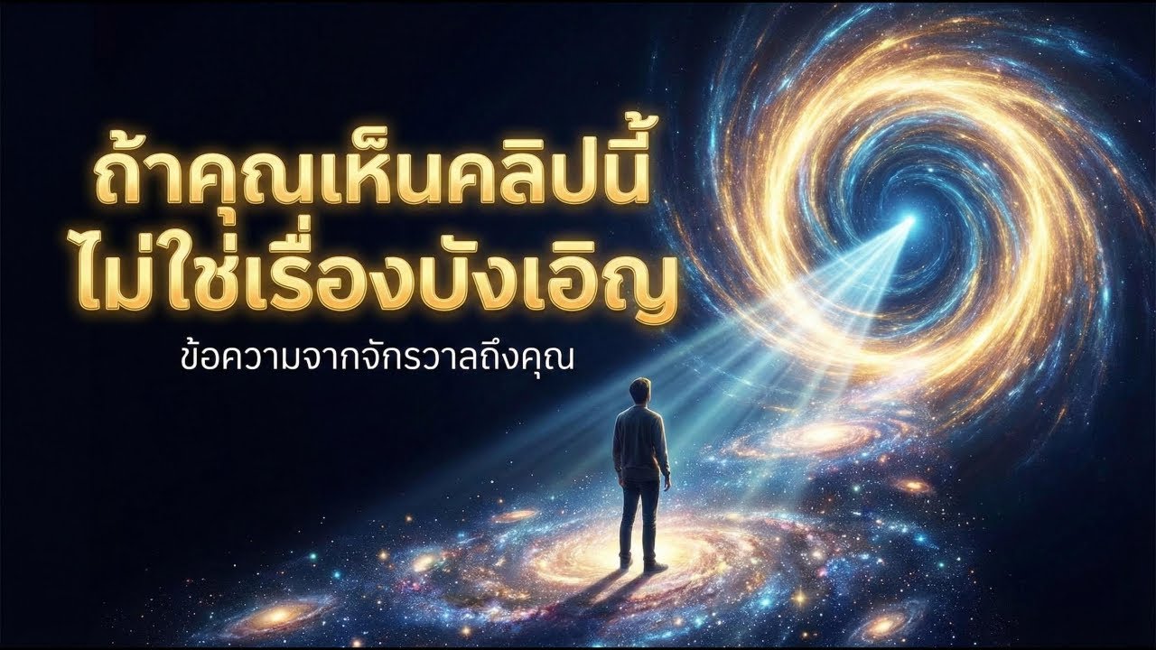 ถ้าคุณเห็นคลิปนี้ ไม่ใช่เรื่องบังเอิญ
