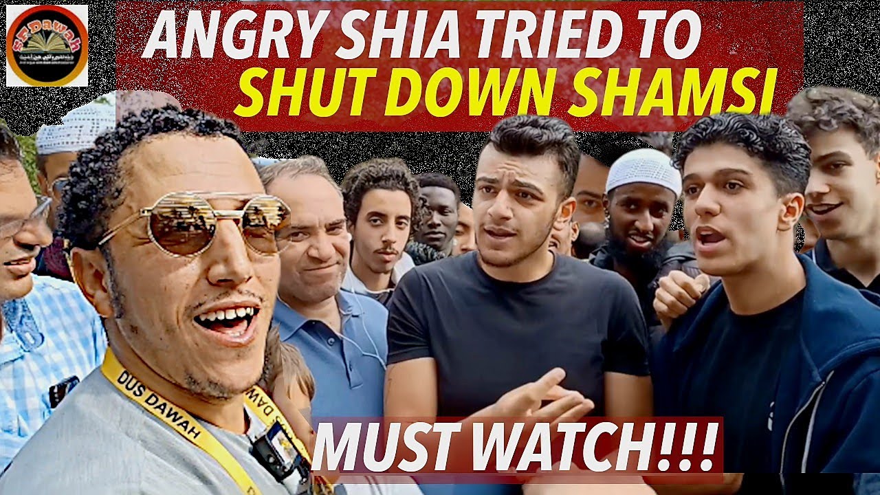 GROUP OF ANGRY SHIA TRIED TO SHUT DOWN SHAMSI, THEN THIS HAPPEN SPEAKER'S CORNER