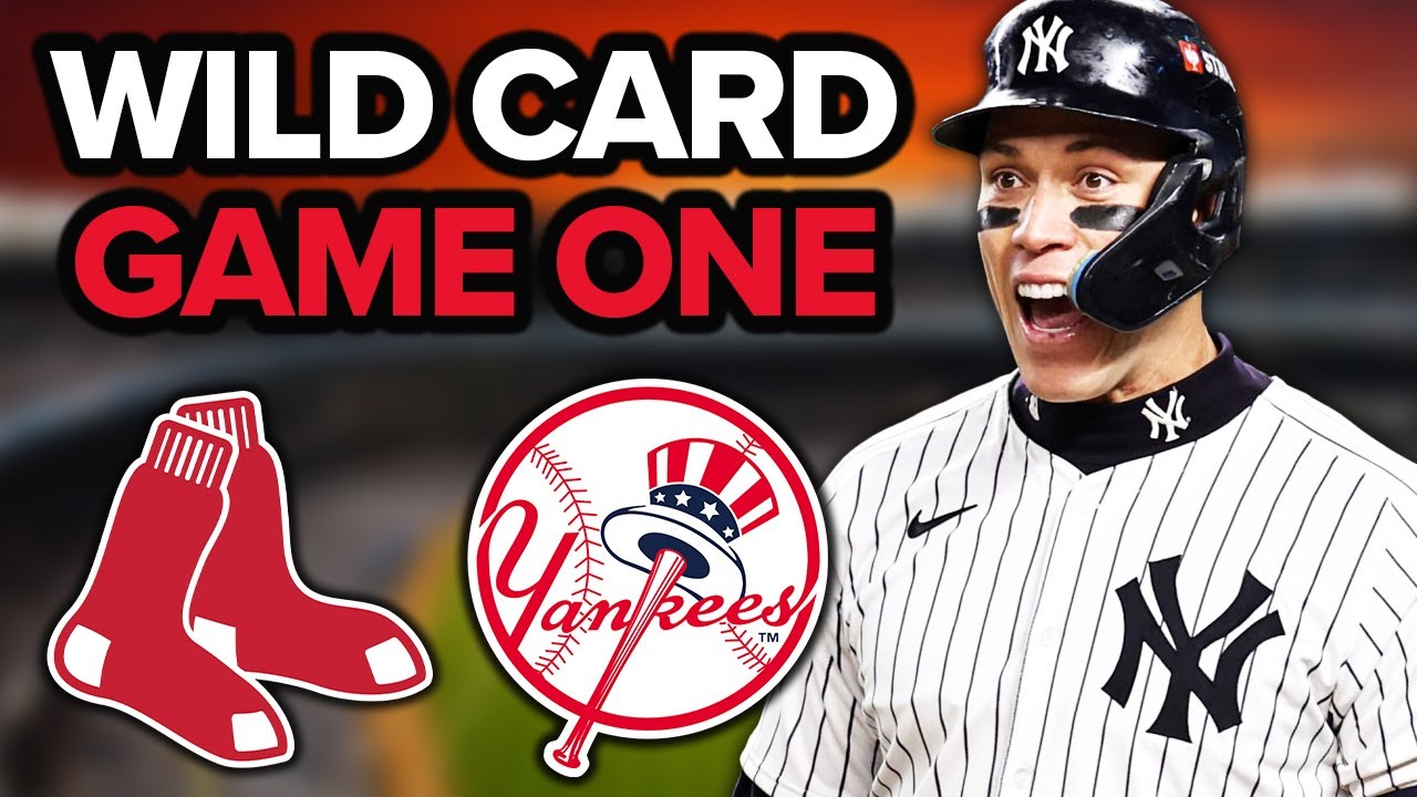 LIVE: YANKEES VS RED SOX | AL Wild Card Game One | Watch Party