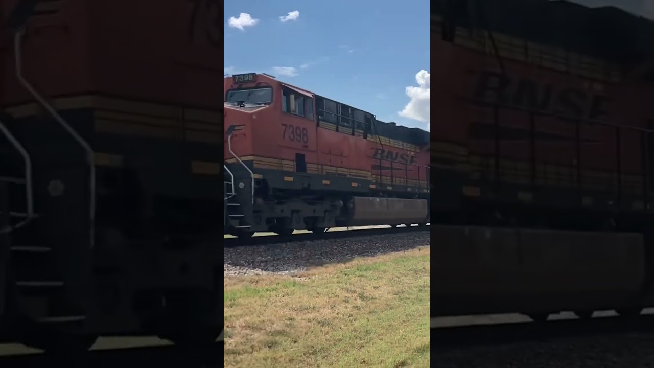 BNSF intermodal with NS power