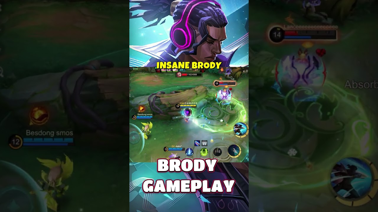 Insane Brody #mlbb #mobilelegends #topglobal #brody #savage #shorts #mlb #ml #moba #fyp