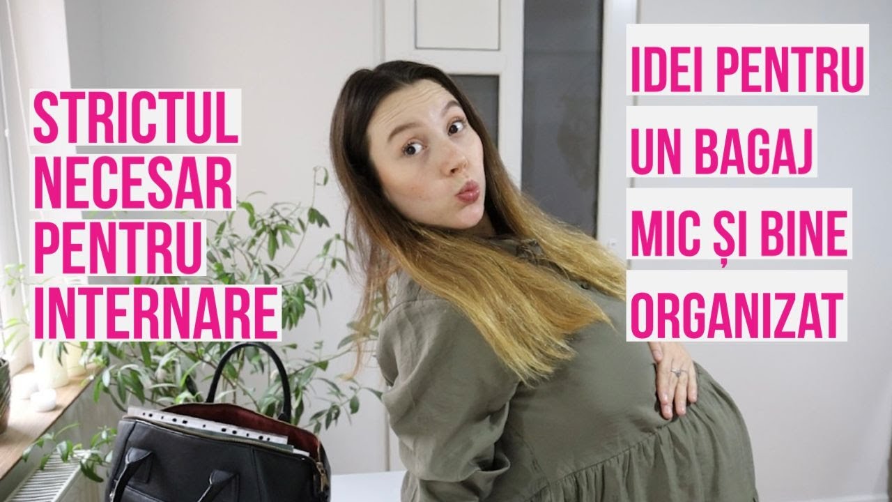 Bagajul pentru maternitate. Esentiale de care ai nevoie la o nastere naturala la spitalul de stat