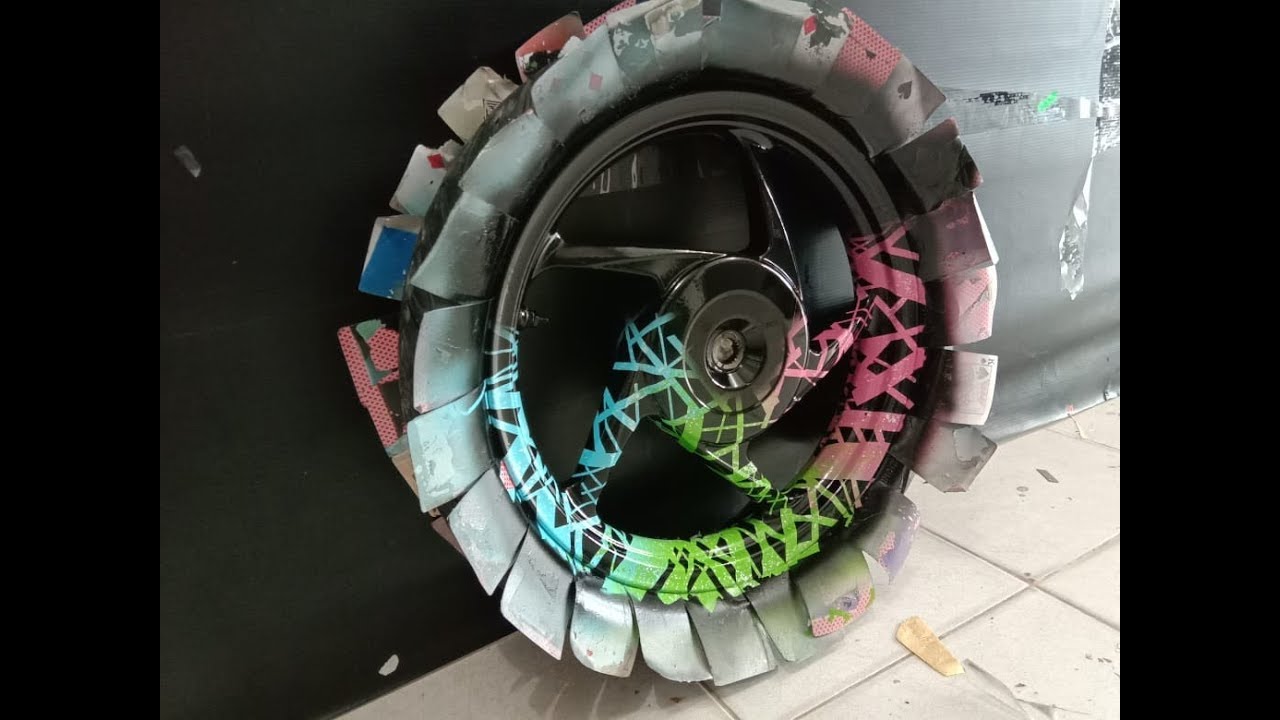 Cat Velg Honda Beat Desain Genesiz Sticker