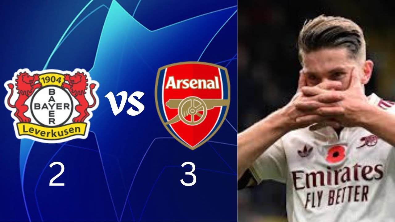 Arsenal 3-2 Bayer Leverkusen | Champions League 25/26 Match Highlights