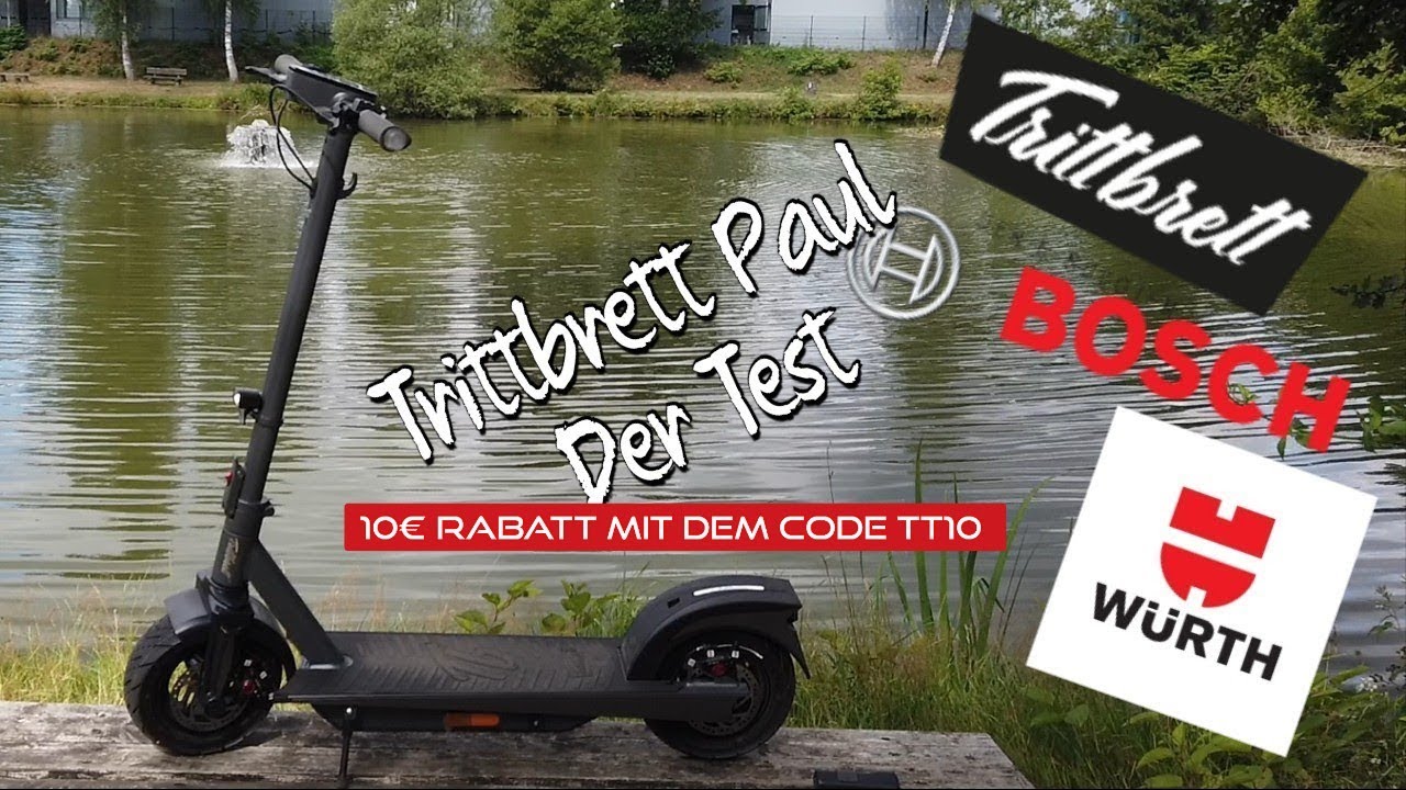 Trittbrett Paul Touring 2022 Test / Review / Version 2022 / 500W / 14,7Ah / 48V / Brushless Power
