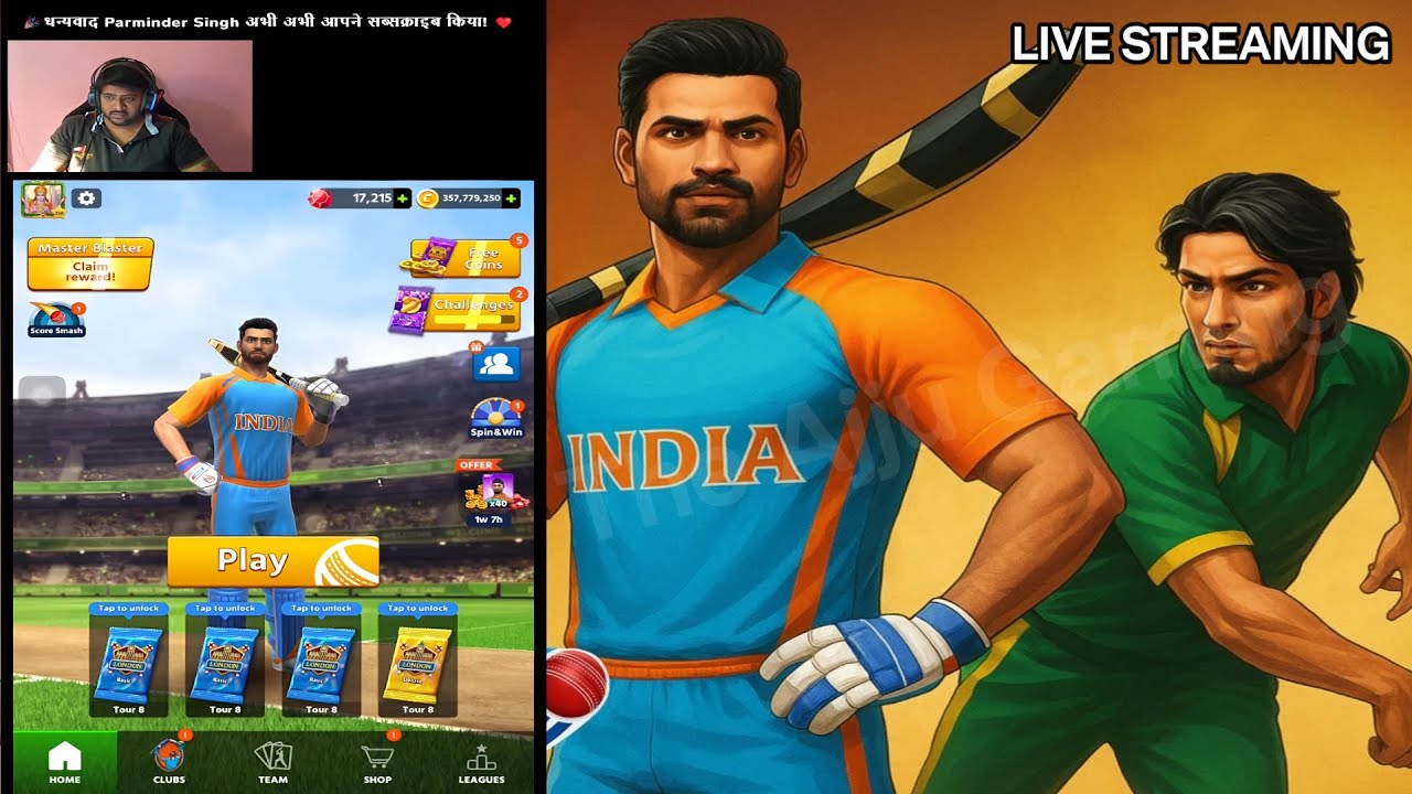 FORTUNE SHOT CRICKET LEAGUE GAME LIVE GAMEPLAY #cricketleaguegametricks