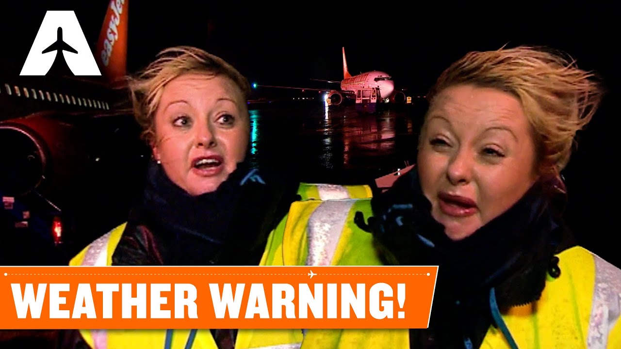 Belfast Airport on Full Alert as Severe Storm Hits! | Airline S9 E12 | Clip