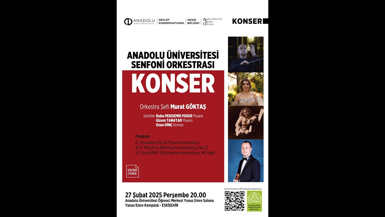 Anadolu Üniversitesi Senfoni Orkestrası Konser