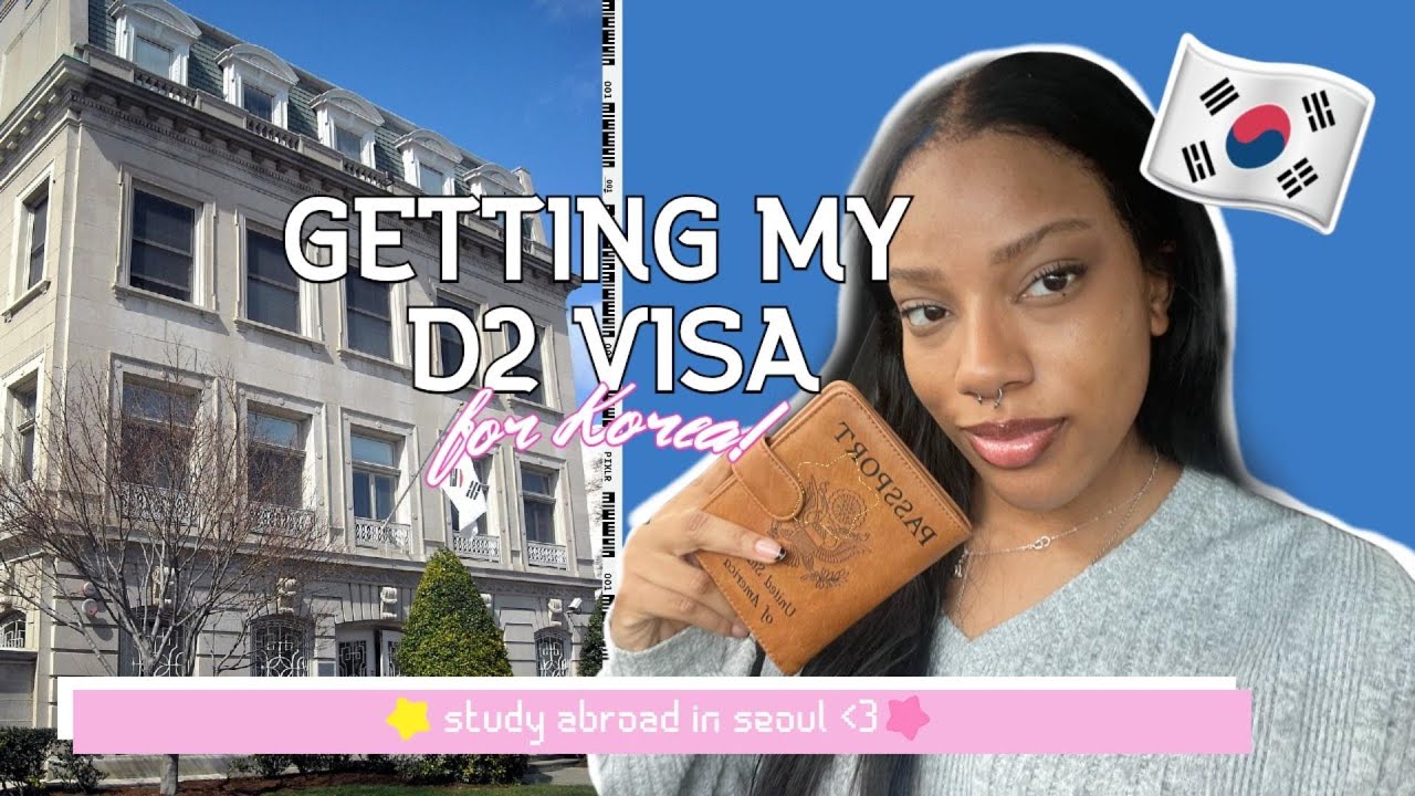 Getting My D2 Visa for Korea :D (tw: boring)