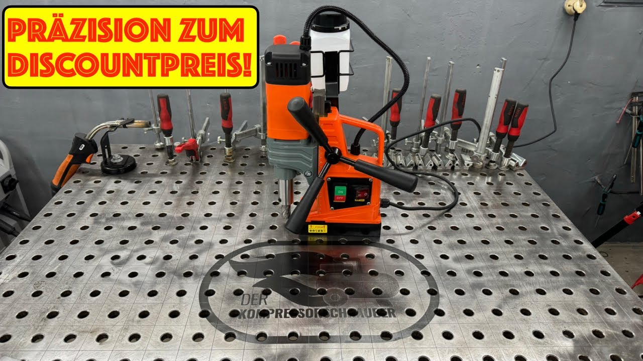 Die Magnetbohrmaschine von Vevor ! Präzision zum Discountpreis !
