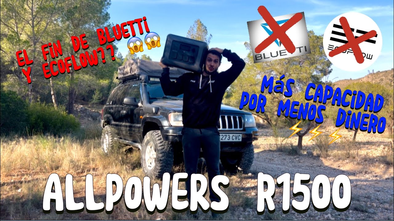 ALLPOWERS R1500. El fin de Bluetti y Ecoflow? Más potencia y capacidad por menos dinero!!