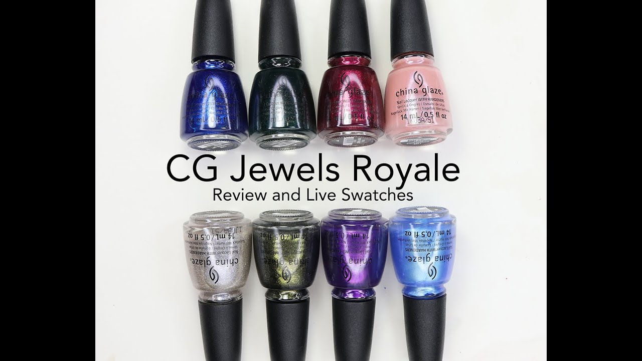 China Glaze Jewels Royale Winter 2021: Review & Live Swatches