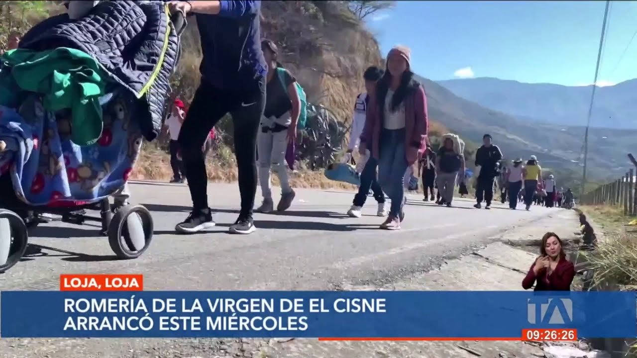 Inicia la romería de la Virgen de El Cisne en Ecuador