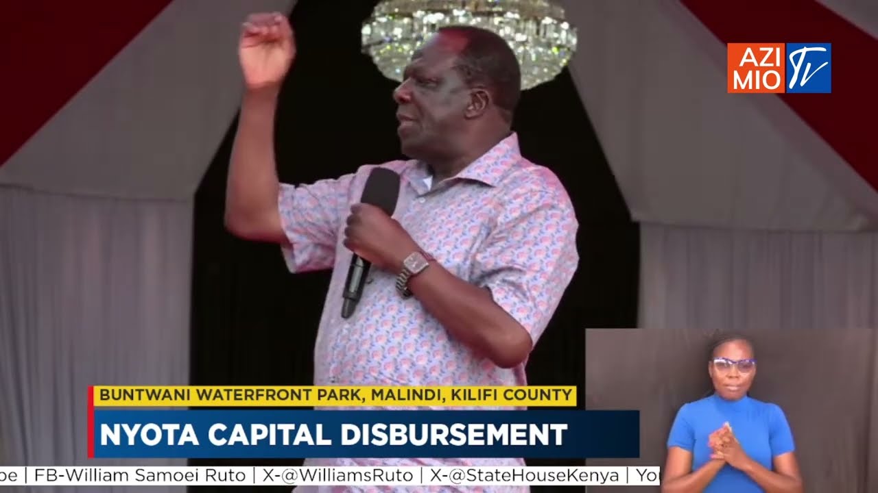 'Hii NYOTA si Mradi wa Siasa!' CS Oparanya's STRONG Message, Defends NYOTA Against Political Claims