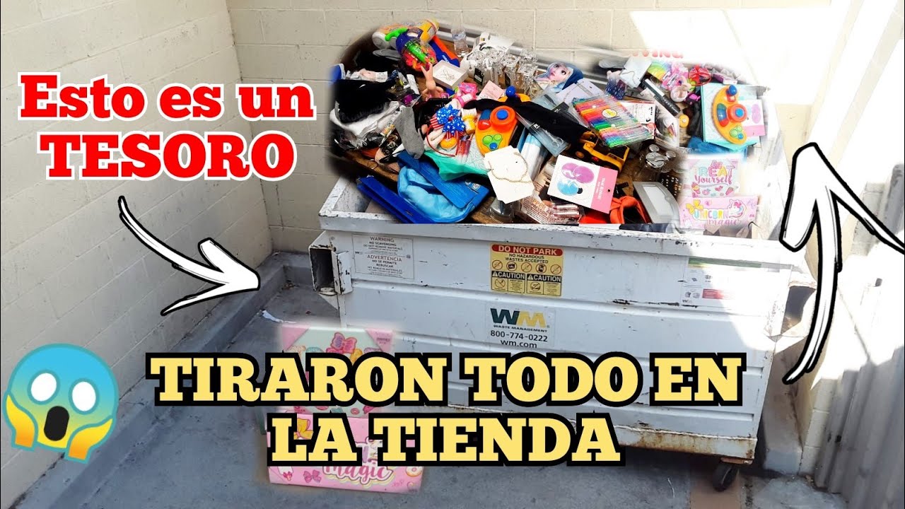 NUNCA HABIA ENCONTRADO TANTISIMAS COSAS NUEVAS EN LA BASURA  #dumpsterdiving #loquetiranenusa