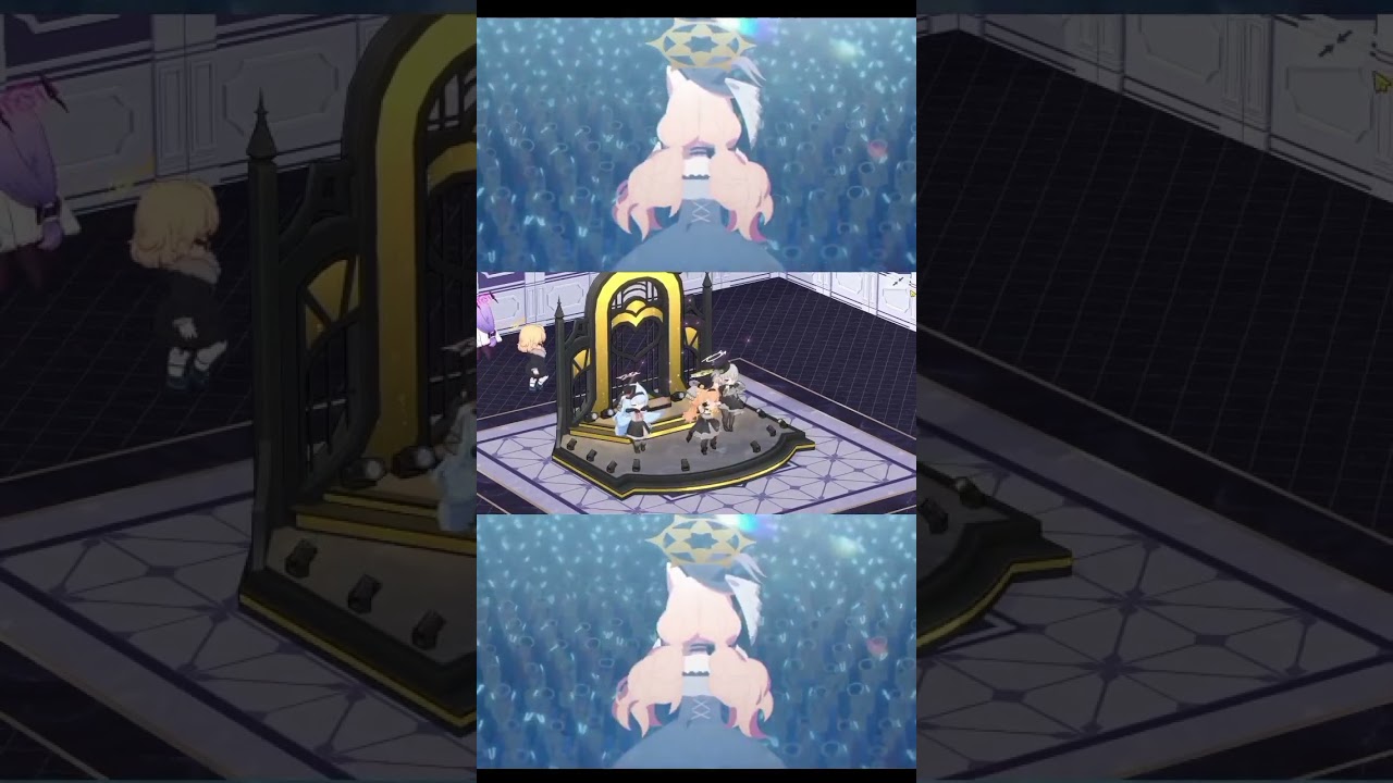 Comparison TRINITY idol #cafe #stage #idol #idols #bluearchiveglobal #bluearchivegameplay #genshin