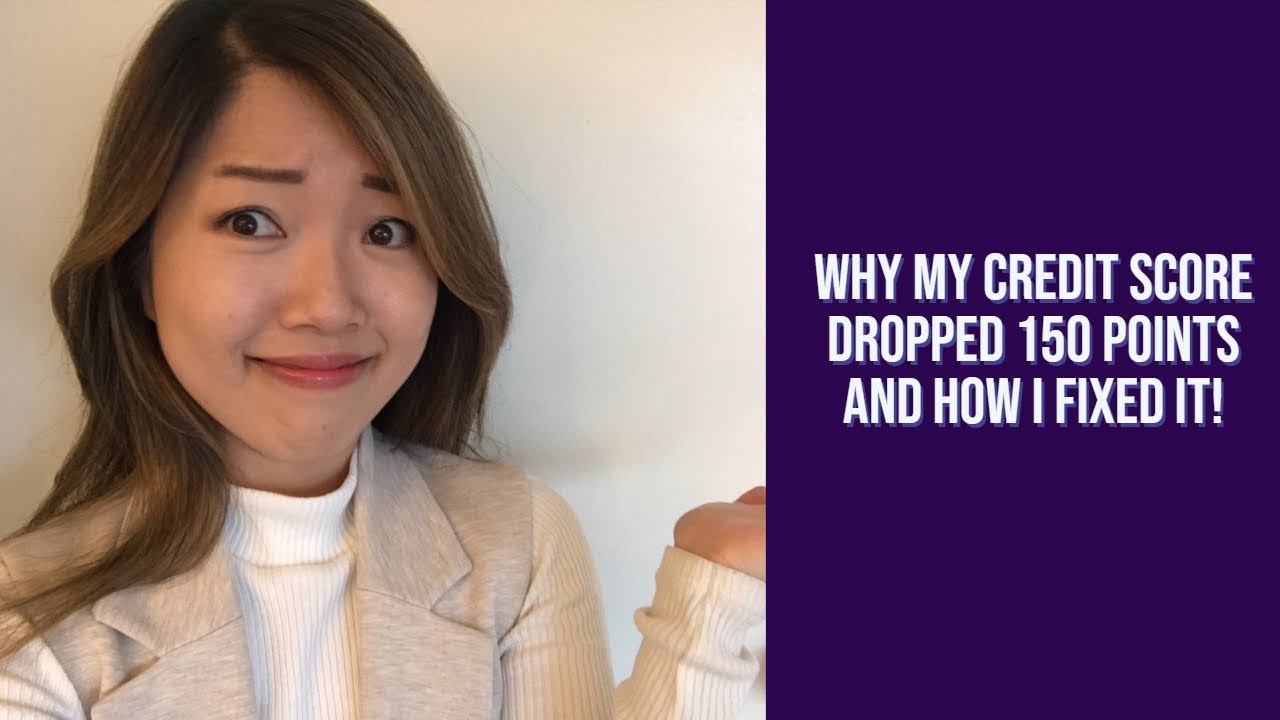 Why my #credit #score dropped 150 points and how I fixed it!