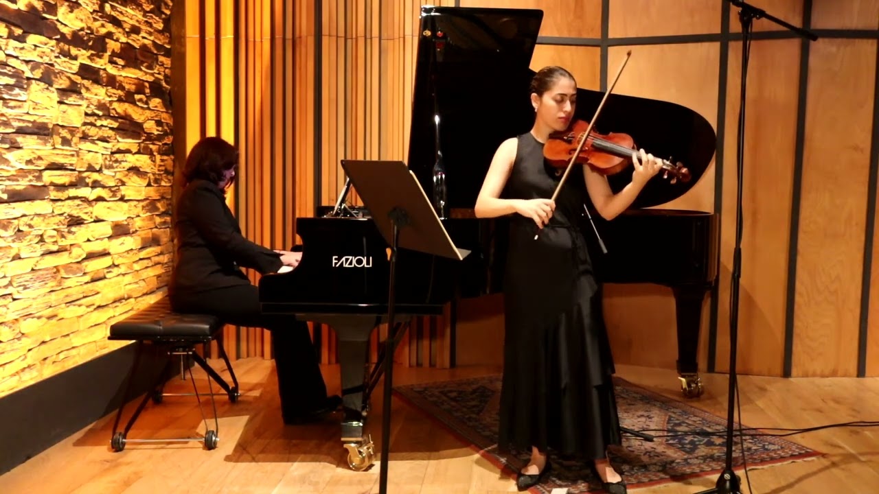 Beethoven Sonata for Violin and Piano: No.7 in C minor 2nd movement (Piano-Salome Modebadze)