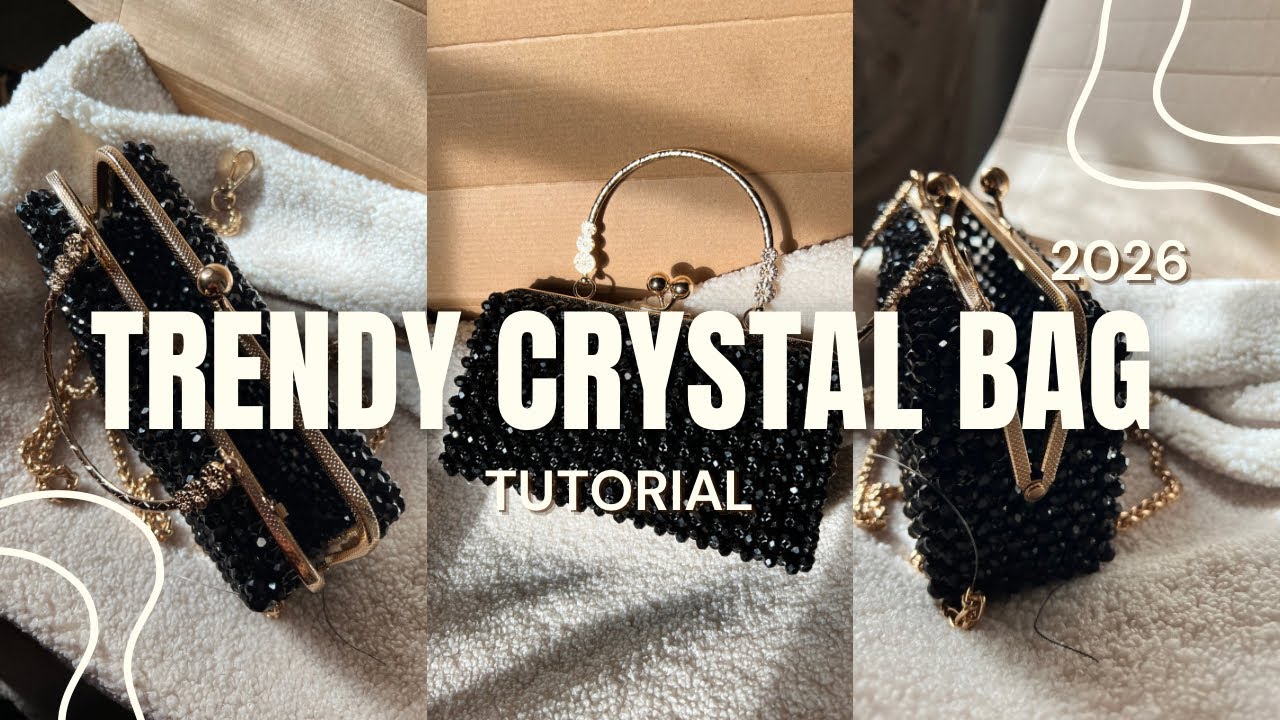 أفخم حقيبة كريستال يدوية الصنع ✨ | DIY Luxurious Beaded Bag