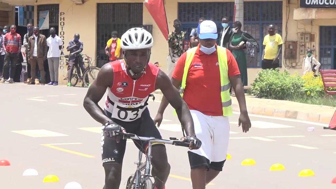 RWANDA TRIATHLON:GICUMBI Hills Duathlon challenge, FELICIEN wins again