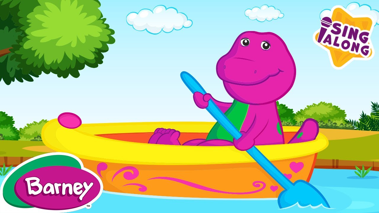 Row, Row, Row Your Boat! | Classic Shows for Kids | Barney | 9 Story Sing & Dance