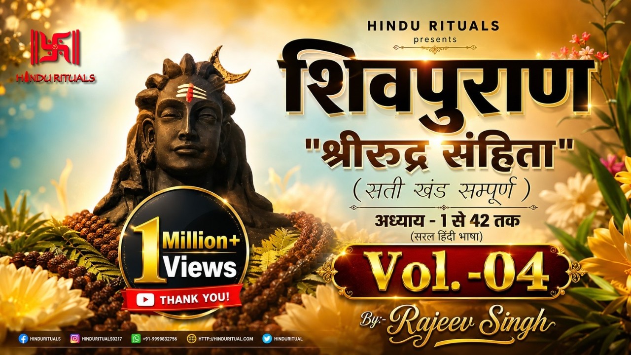 श्रीरूद्र संहिता द्वितीय खंड/सती खंड (सम्पूर्ण) Rudra Sanhita Sati/Dvitiya Khand |Shiv Purana Vol- 4