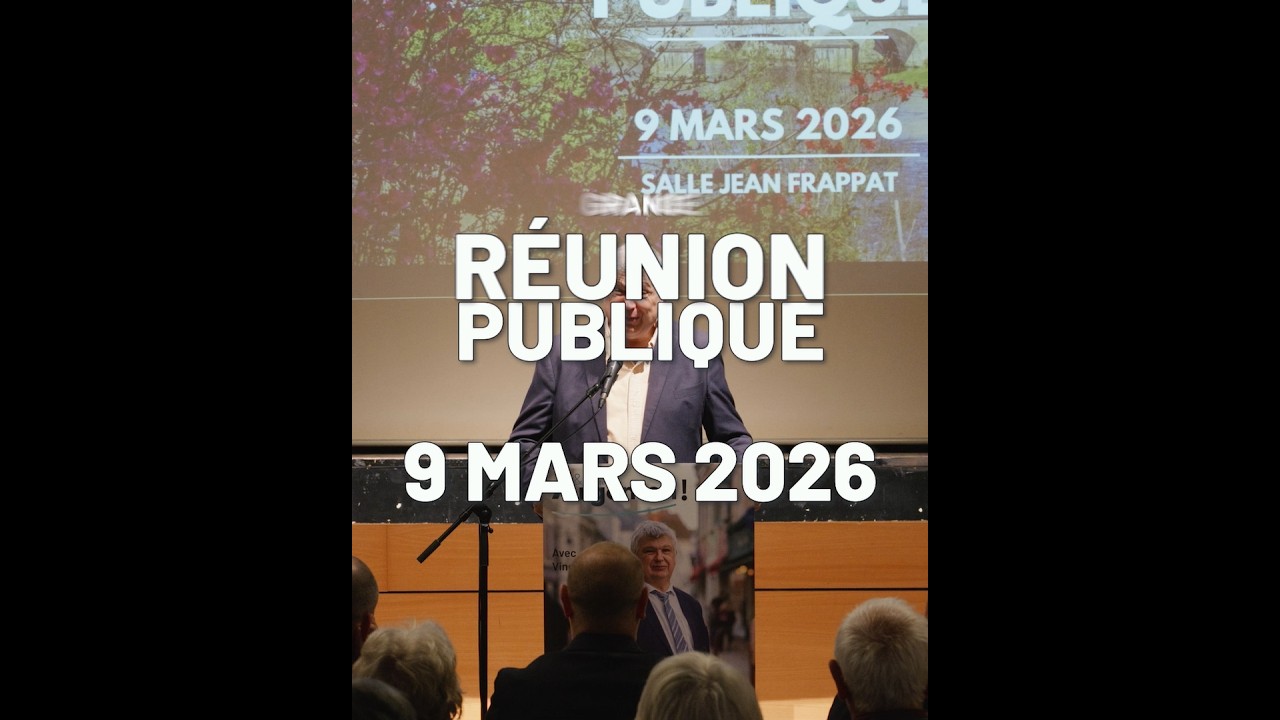 Grande réunion publique du 9 mars 2026 : les mots forts de Vincent Millan !