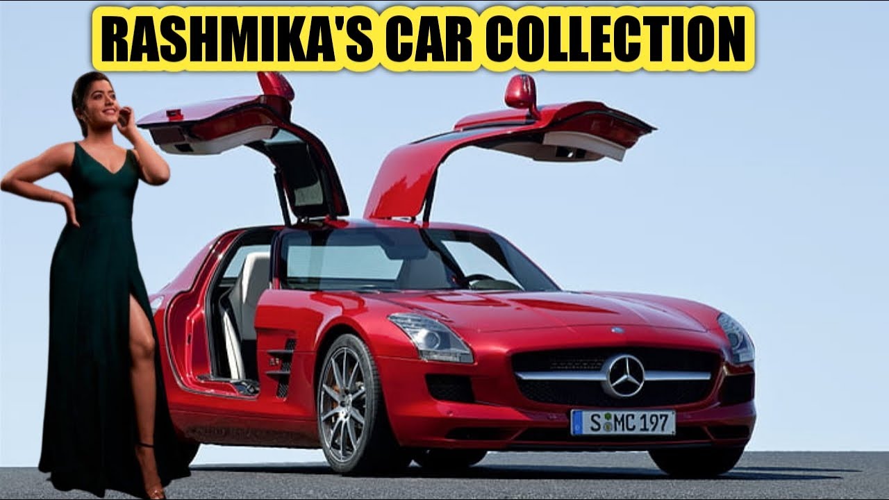Actress Rashmika's car collection | RANGE ROVER | BENZ | #rashmika #rashmikafans