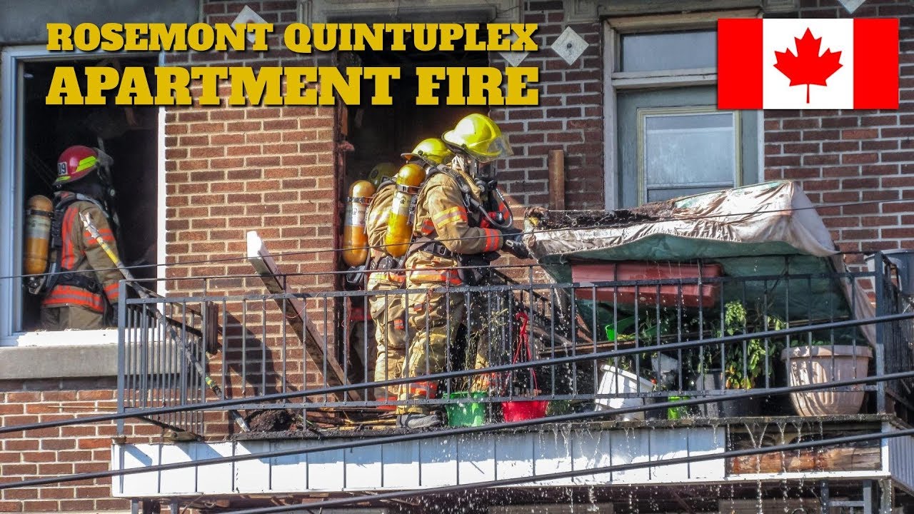 Montréal | Montréal Firefighters Make Quick Work of 1st Alarm Structure Fire (10-07) in Rosemont