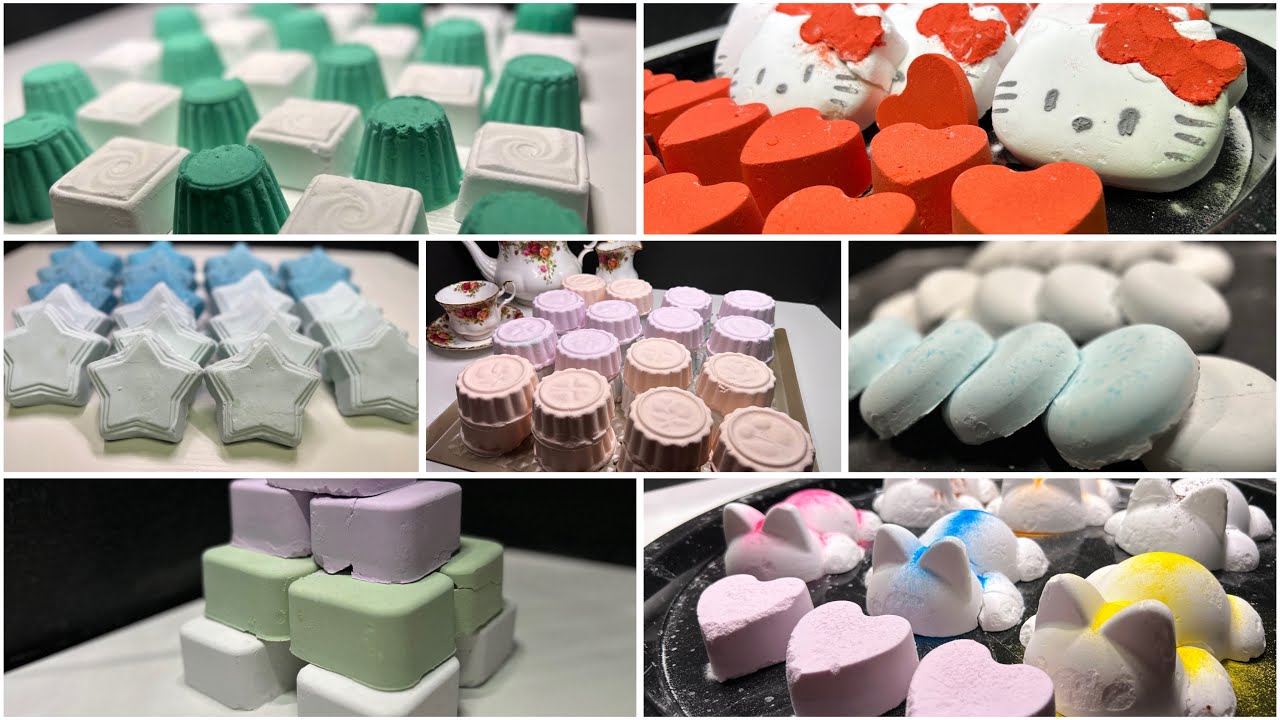 Asmr baking soda compilation edits