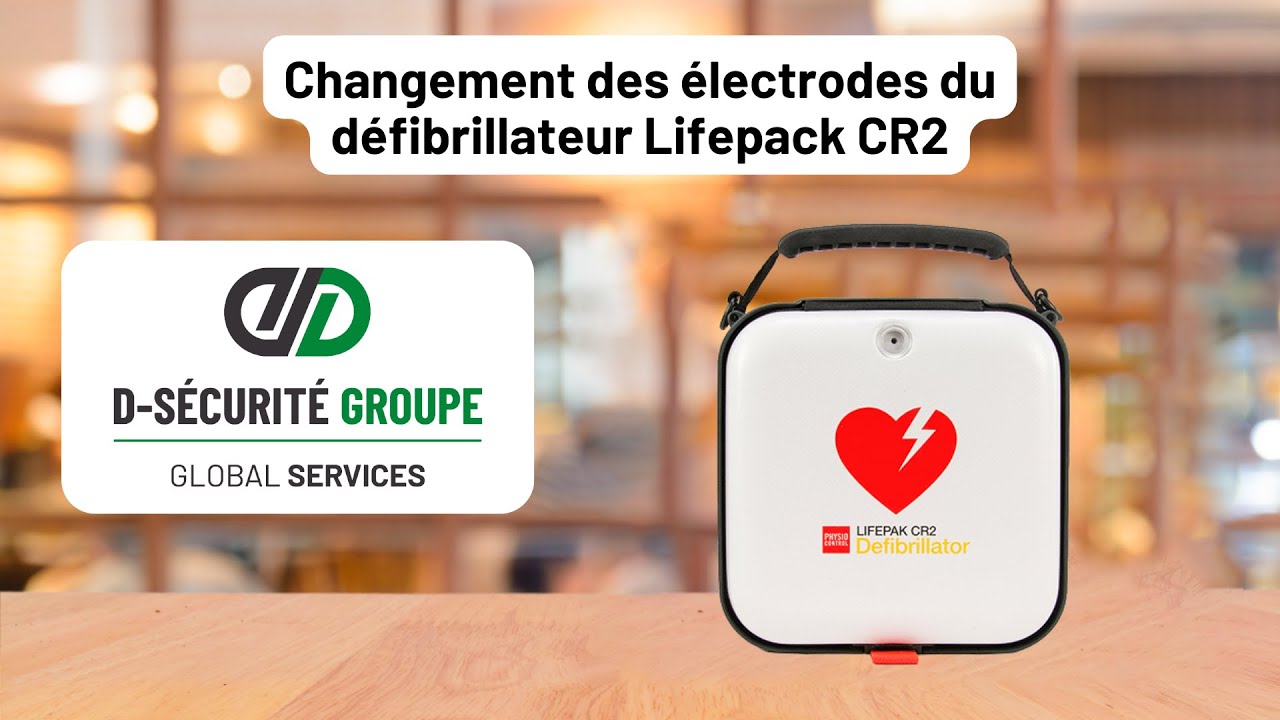 Défibrillateur Lifepack CR2 - Changement des électrodes