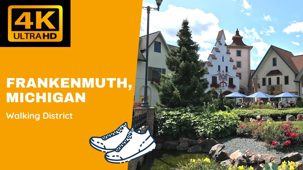 4k Walk Around Frankenmuth, Michigan