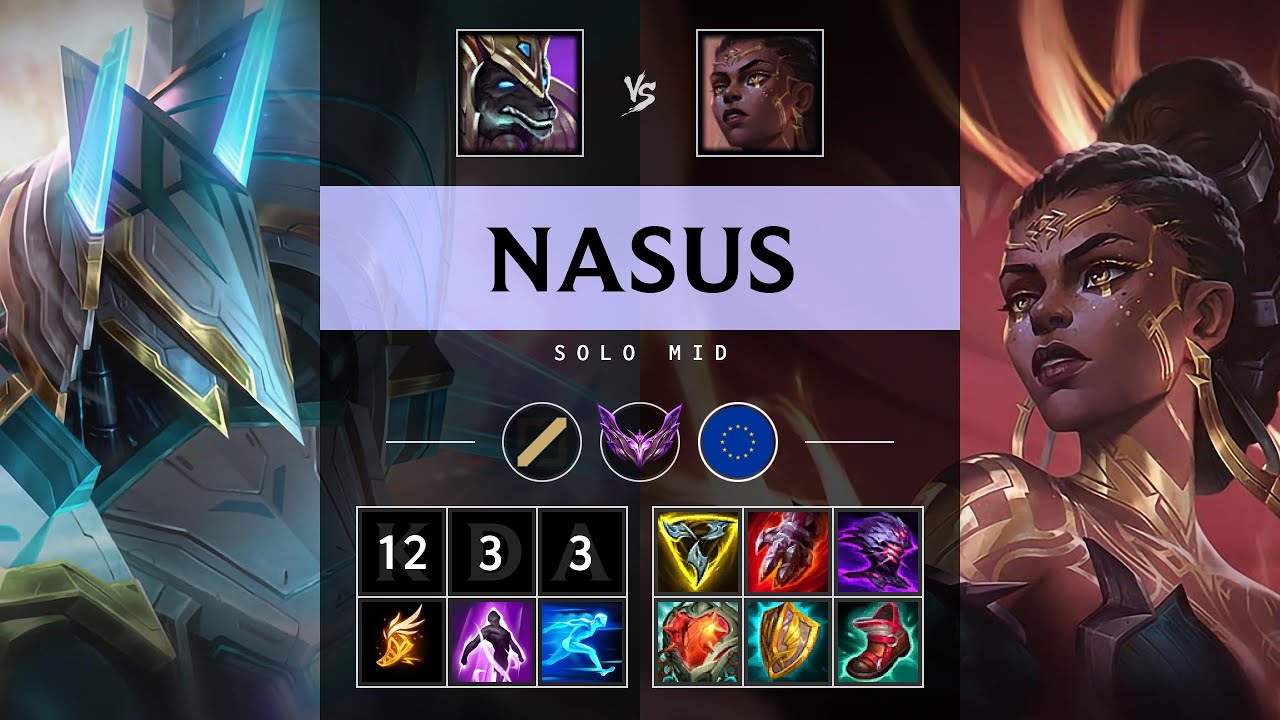 Nasus Mid vs Mel - EUW Master Patch 25.S1.2
