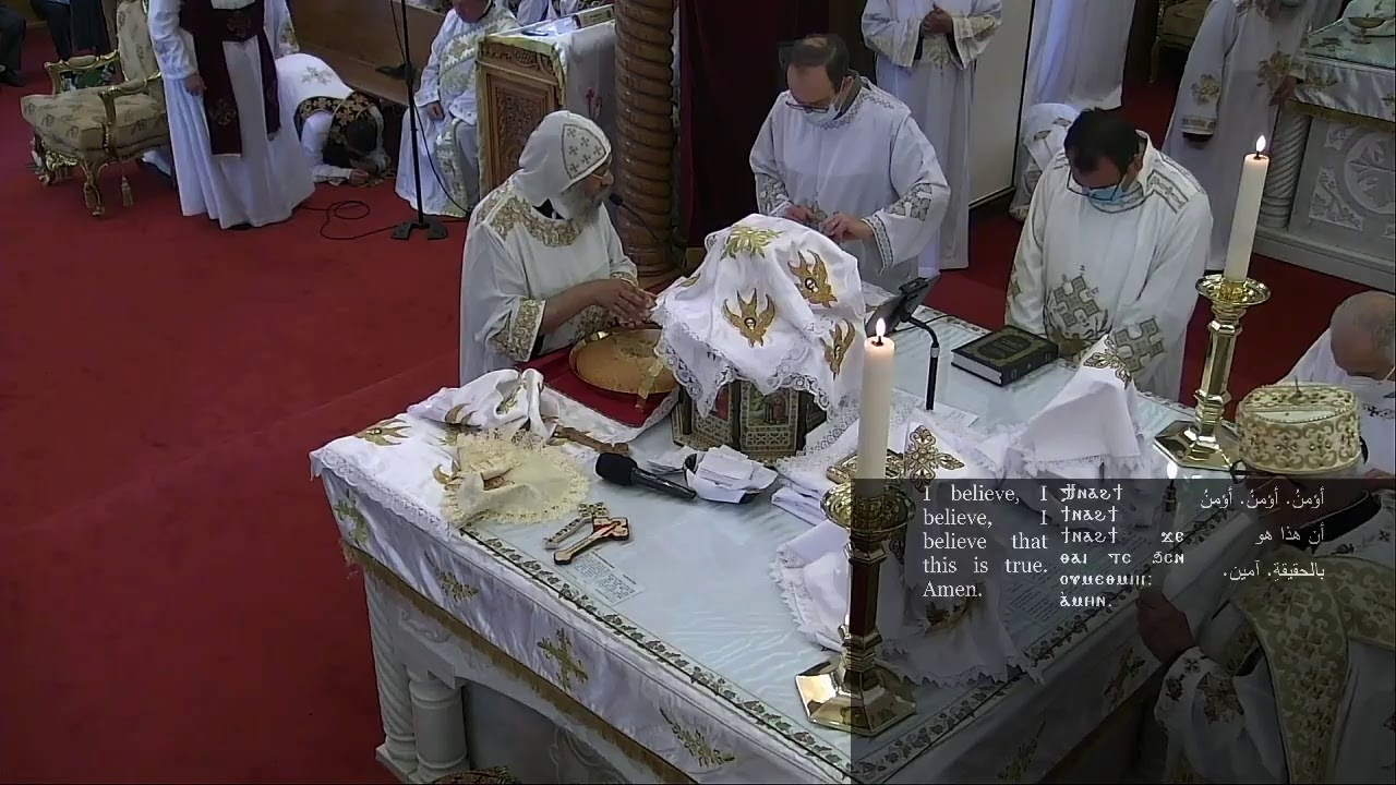 Liturgy with H.G Bishop Raphael and Deacon Ibrahim Ayad