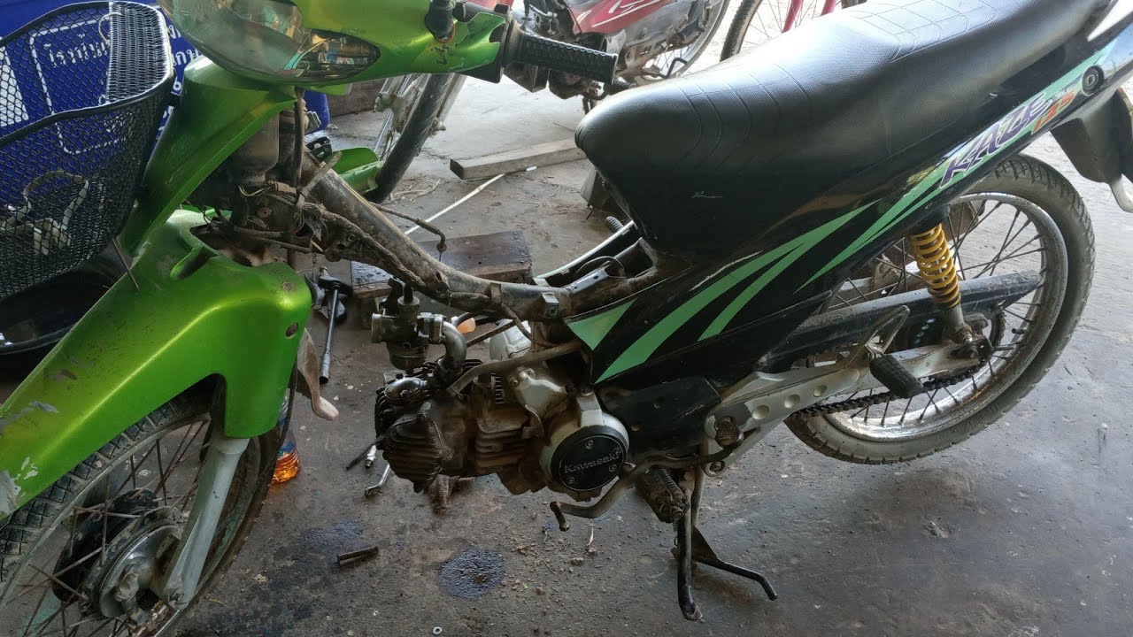 ล้างคาร์บูมอเตอร์ไซด์   Kawasaki คาเช่