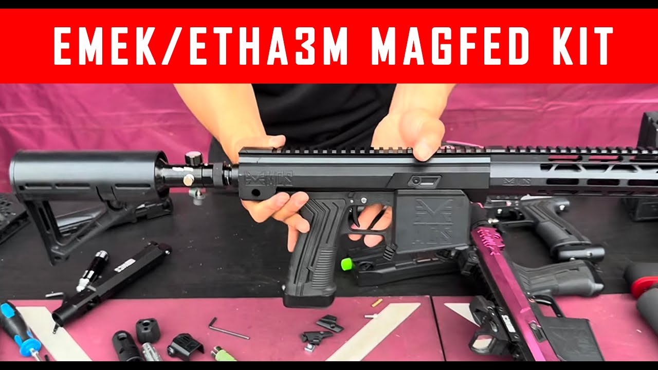 Installing MCS100 Planet Eclipse EMEK 100 EMEK PAL and Etha3 M Magazine Fed Conversion Kit #MCS