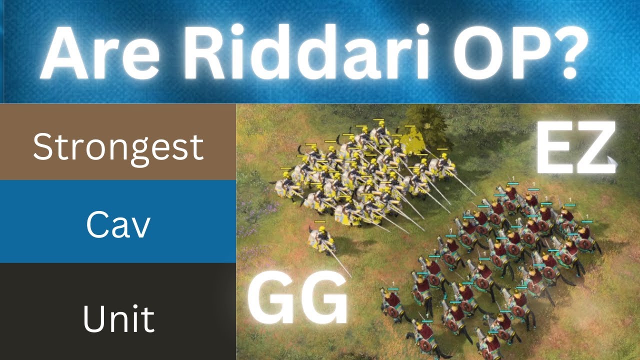 Just How Good are Riddari? | Full Analysis | Age of Empires IV