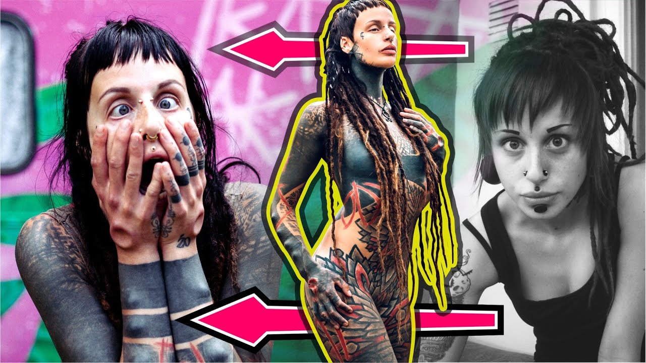 this Girl get a brutal Full Body Tattoo   *Full Story