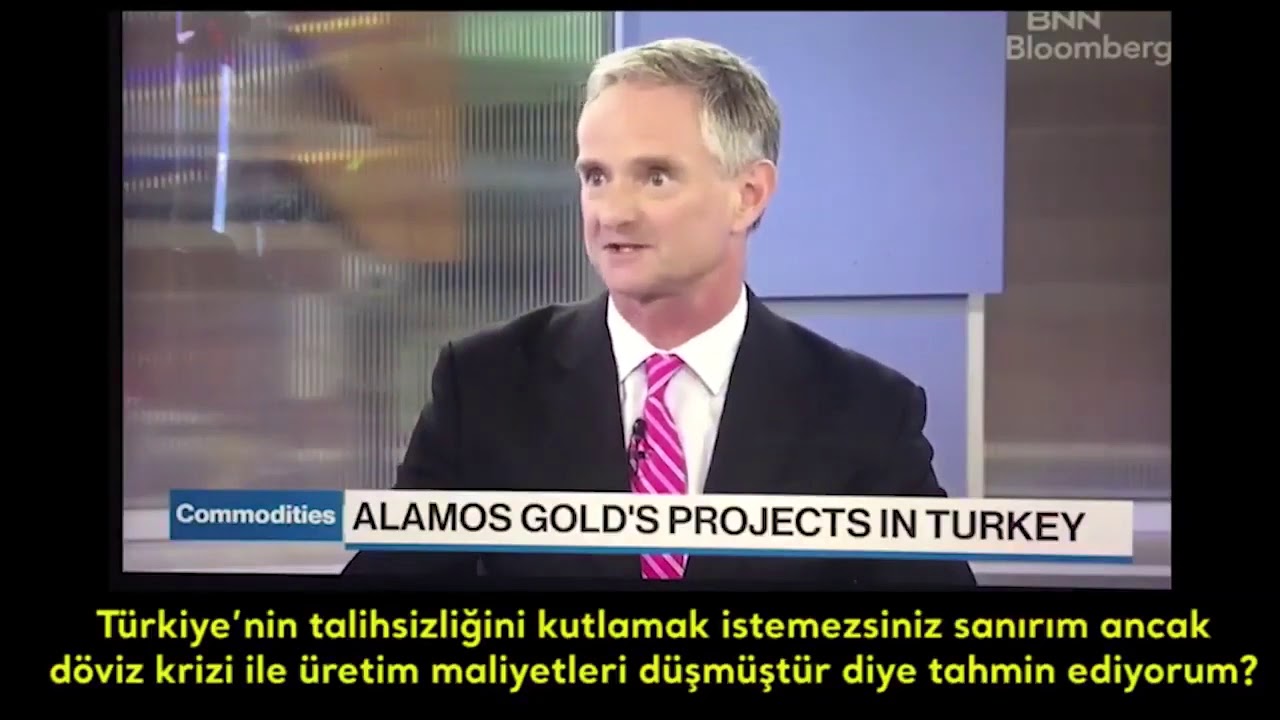 Alamos Gold CEO'su John McCluskey'den T&uuml;rkiye Projesi