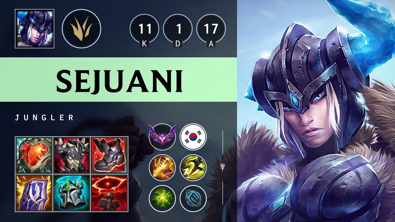 Sejuani Jungle vs Jax - KR Master Patch 25.11