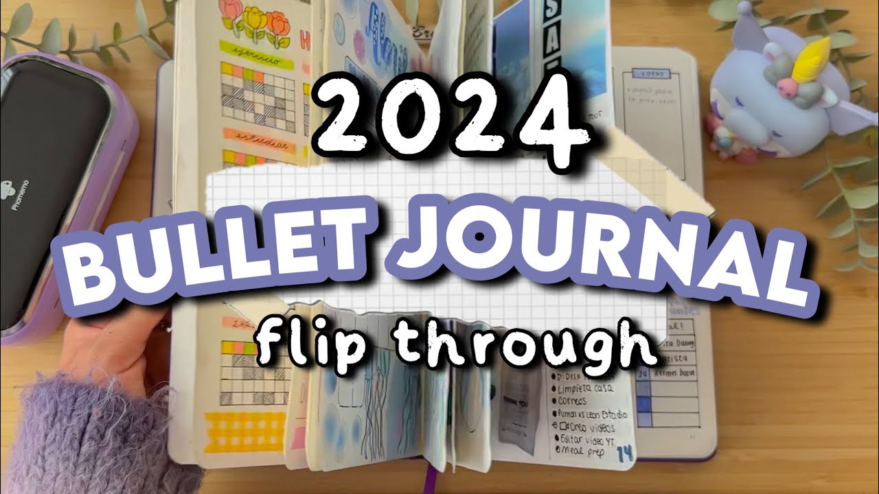 Bullet Journal 2024 ✨flip through✨