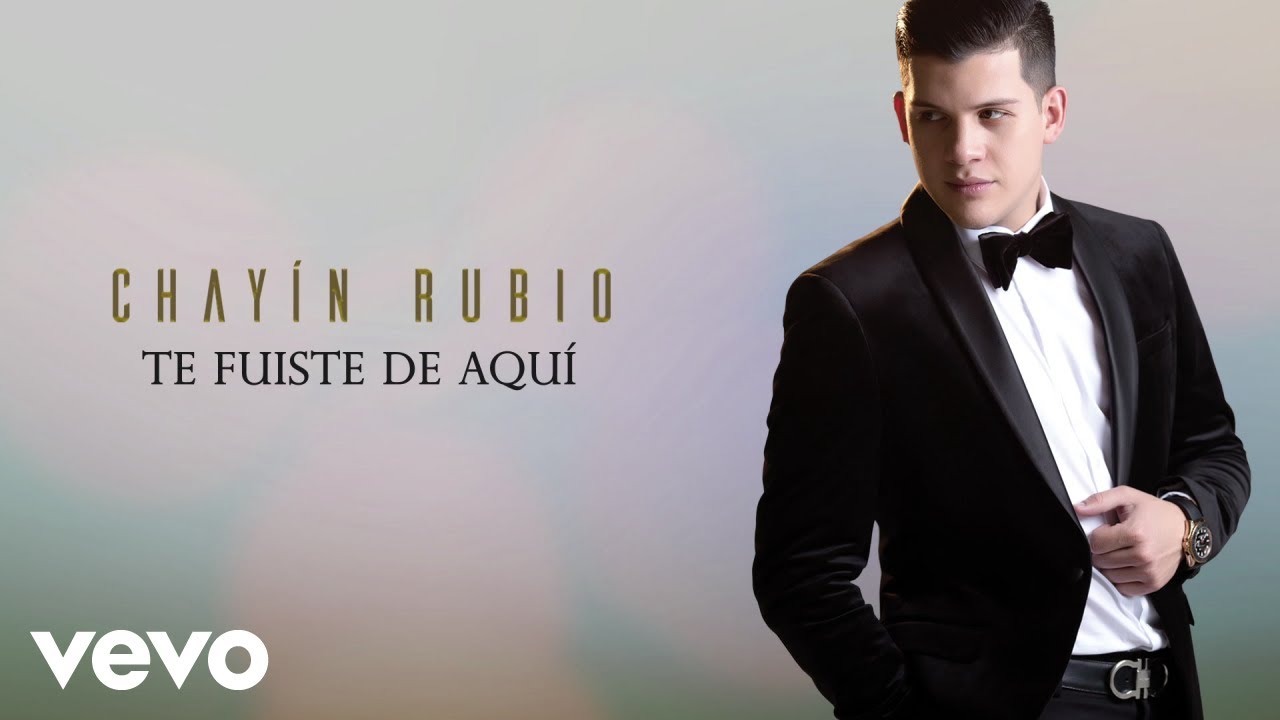 Chayín Rubio - Te Fuiste De Aquí (Lyric Video)