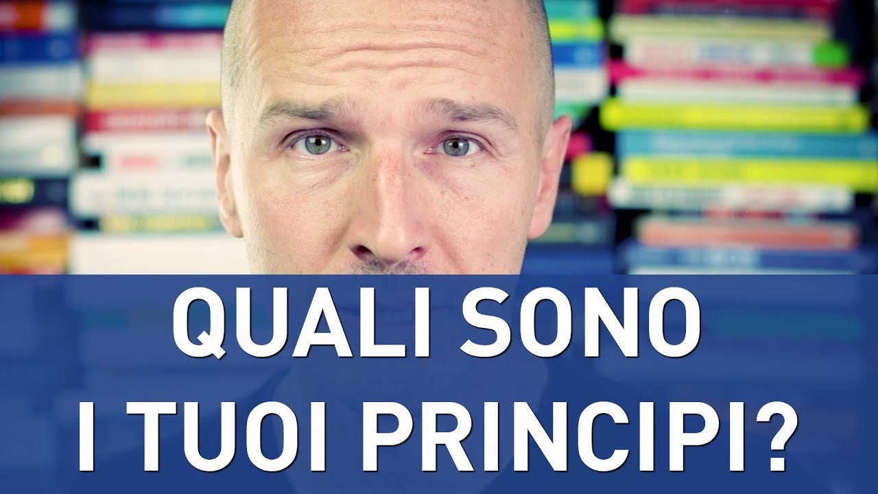 Perché la gente dovrebbe pensare meno agli obiettivi e più principi.