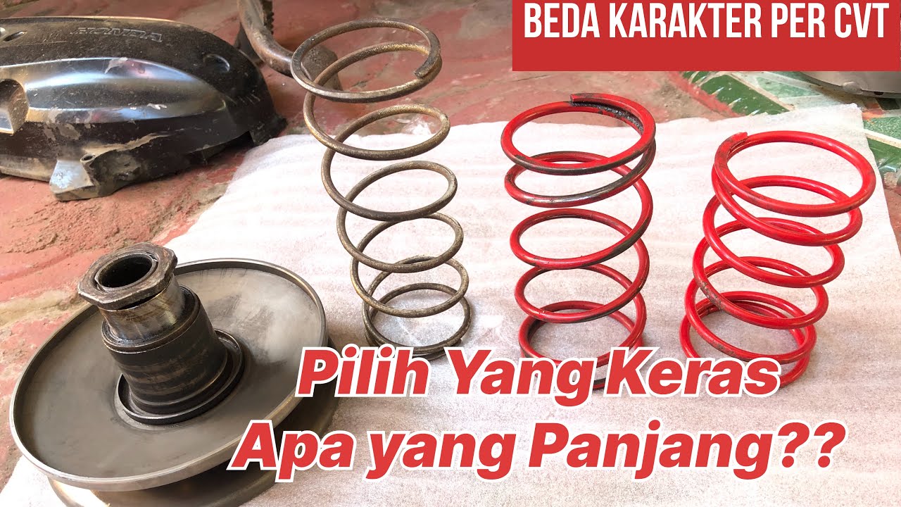 Suka yang Pendek apa yang Panjang?? Perbedaan karakter Per CVT Nmax, beat PCX