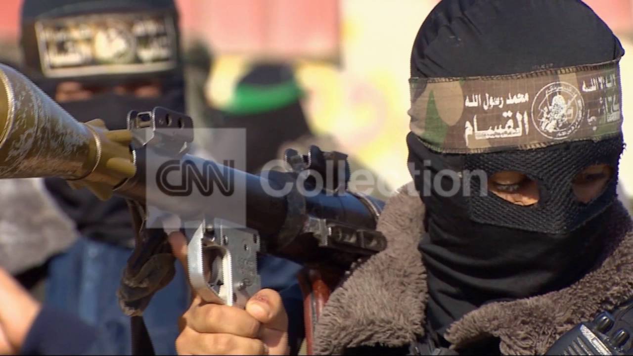 HAMAS MILITANTS MARCH IN GAZA